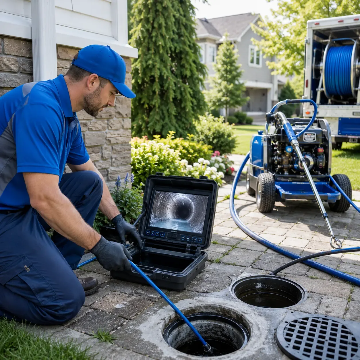 Outdoor drain cleaning professionals serving Lonaconing, MD